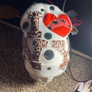 22 centimeters long. NYC styled fashion hat